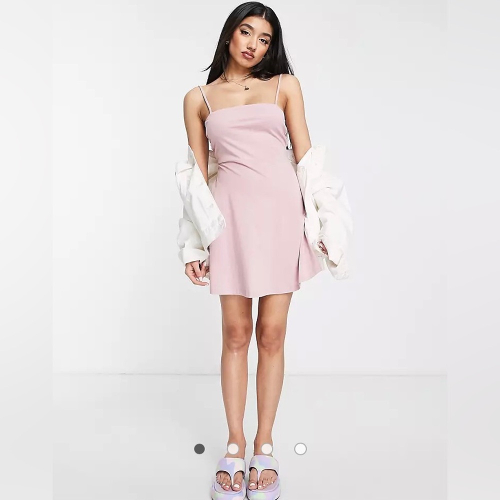 NWT Pink babydoll mini dress